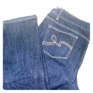 Faded Glory Denim Curvy Boot Jeans Size 18P